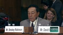 Smokey Robinson testifies.